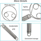 Stainless Steel Danish Dough Whisk