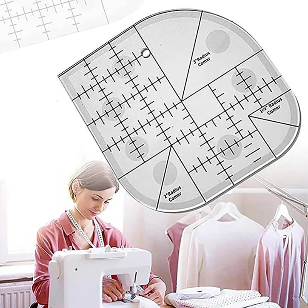 Curved Corner Cutter Quilt Ruler