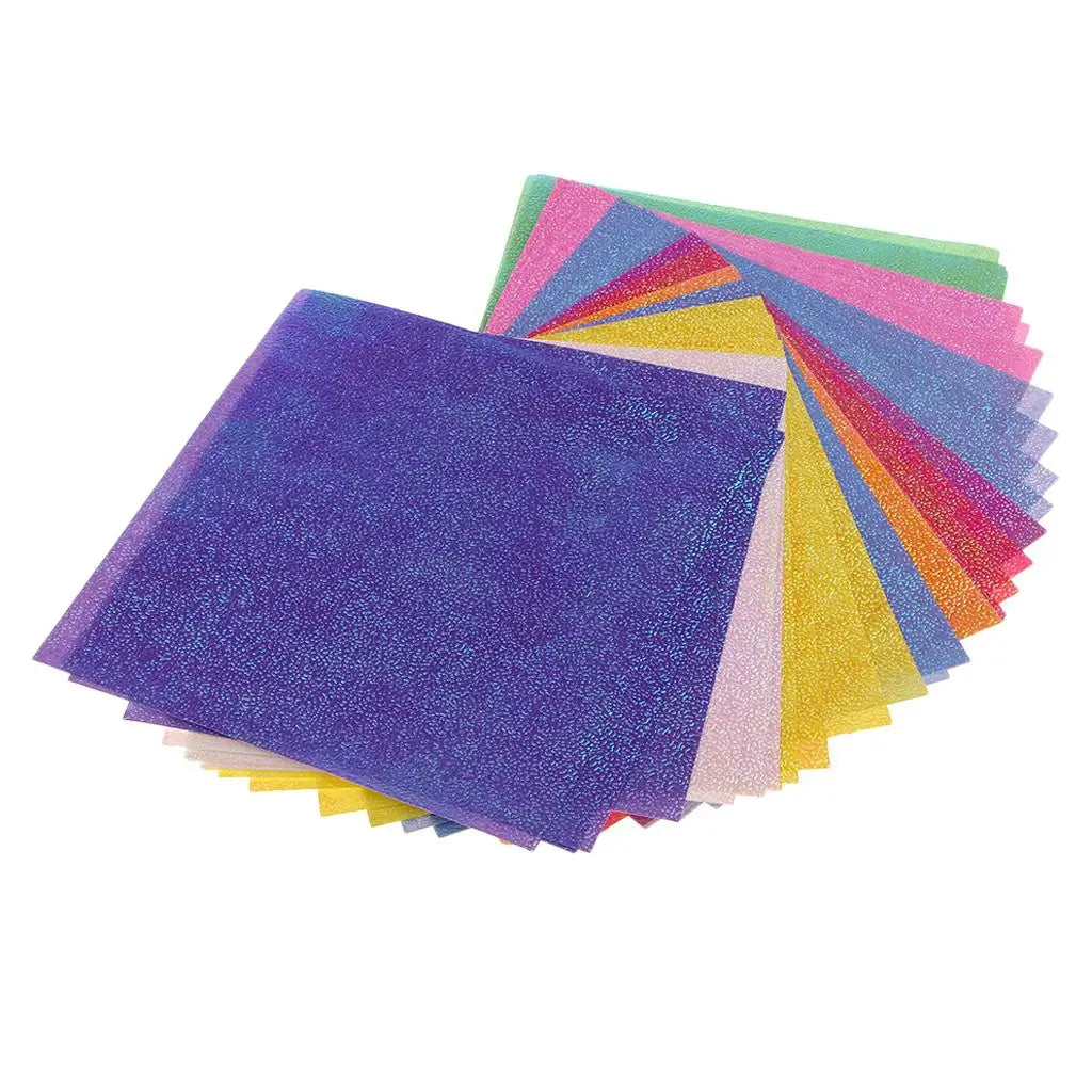50 Pcs Scrapbooking Pearlescent Paper Cardstock