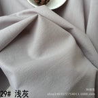 Cotton Linen Fabric Skin Texture Crepe