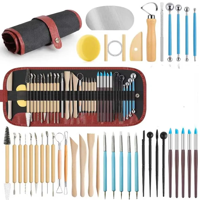 41 PCS Pottery Tools for Sculpting