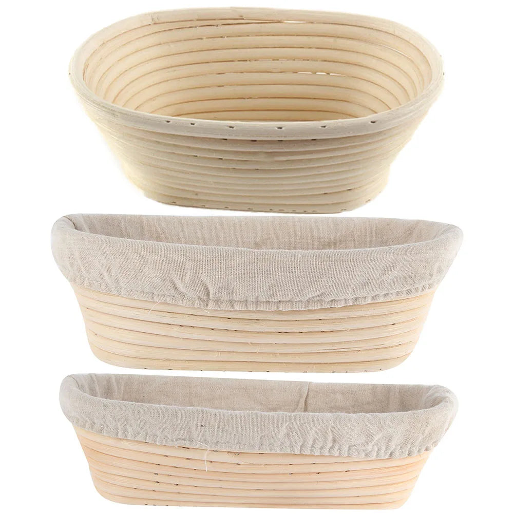 Oval Long Banneton Brotform Bread Dough Proofing Baskets