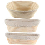 Oval Long Banneton Brotform Bread Dough Proofing Baskets