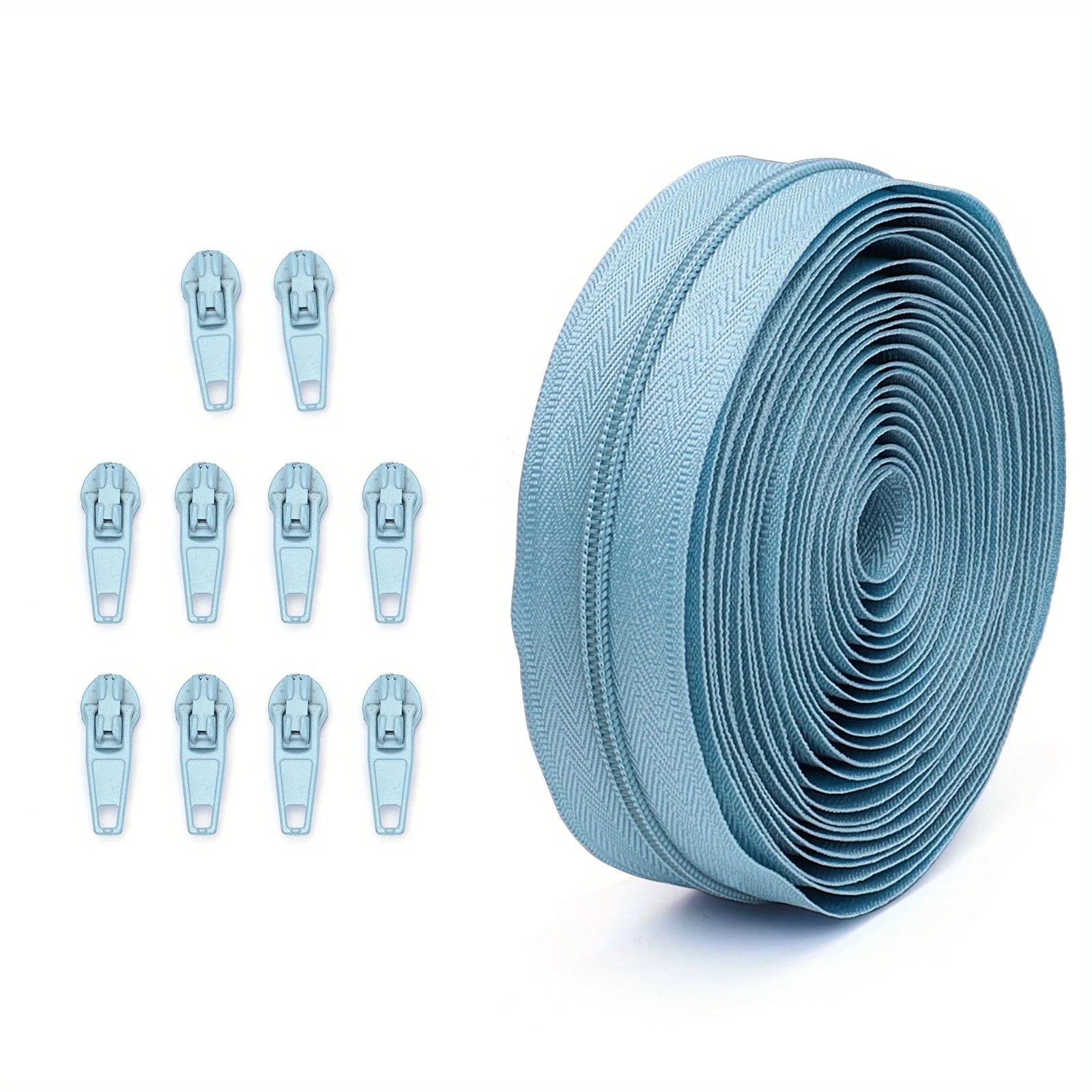 solid color nylon zipper