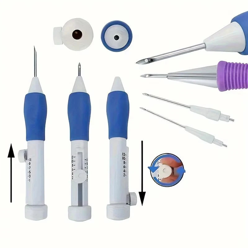 Embroidery Punch Needle Kit Stitching Tool Set