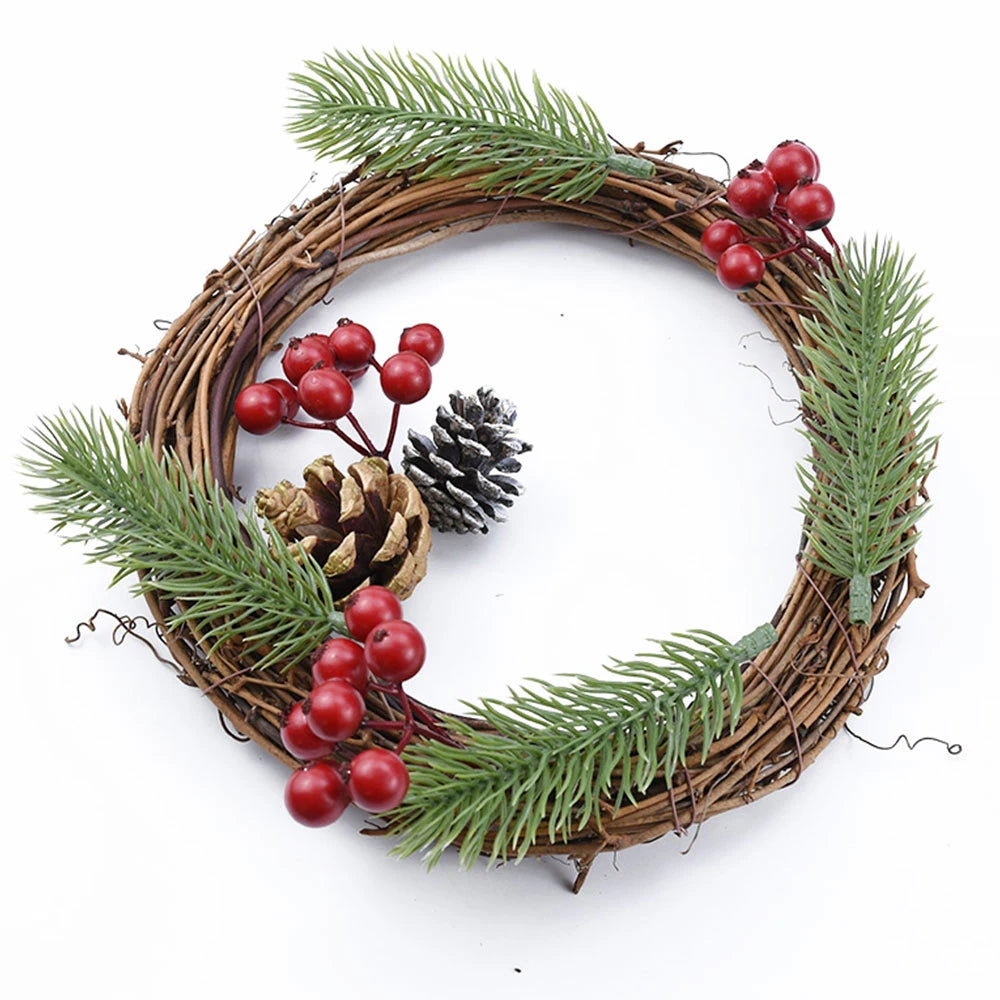 25/30cm DIY Floral Wreath Round Natural Rattan Ring