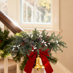 Frosted Artificial Christmas Wreaths
