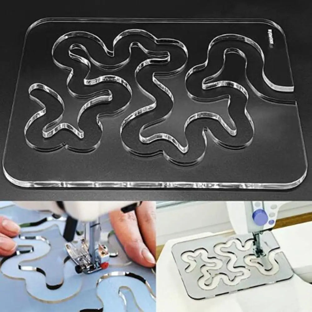 3PCS Quilting Template Ruler Sewing Rulers