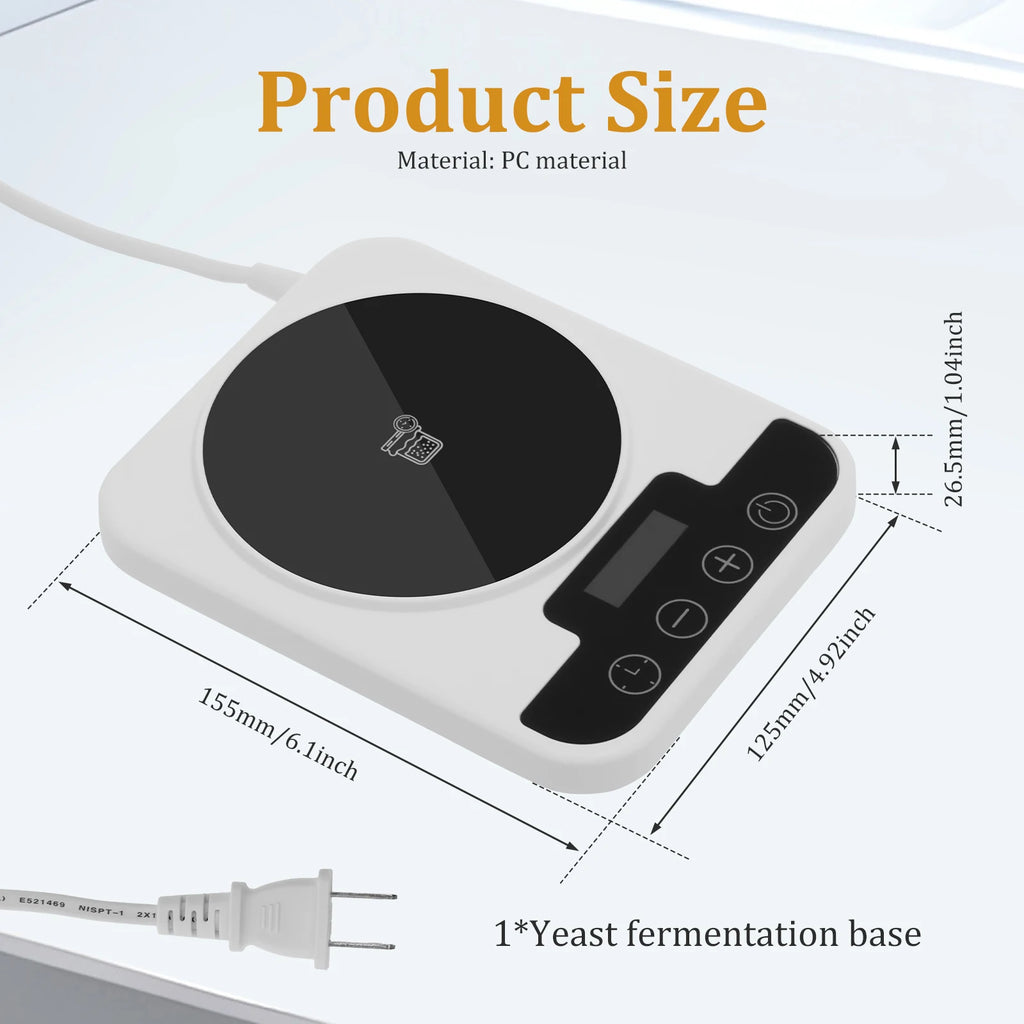Sourdough Starter Warmer 1°F Thermostat Control 70°F to 100°F