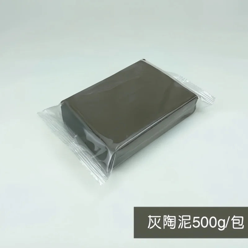 Soft polymer clay, non-burning white clay