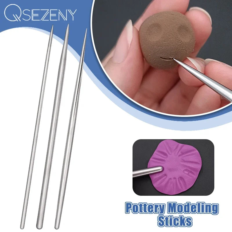 Pottery Modeling Sticks Acupressure Texture Creasing Indentation