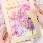 60 Pieces Plant Flower Pattern PET Stickers