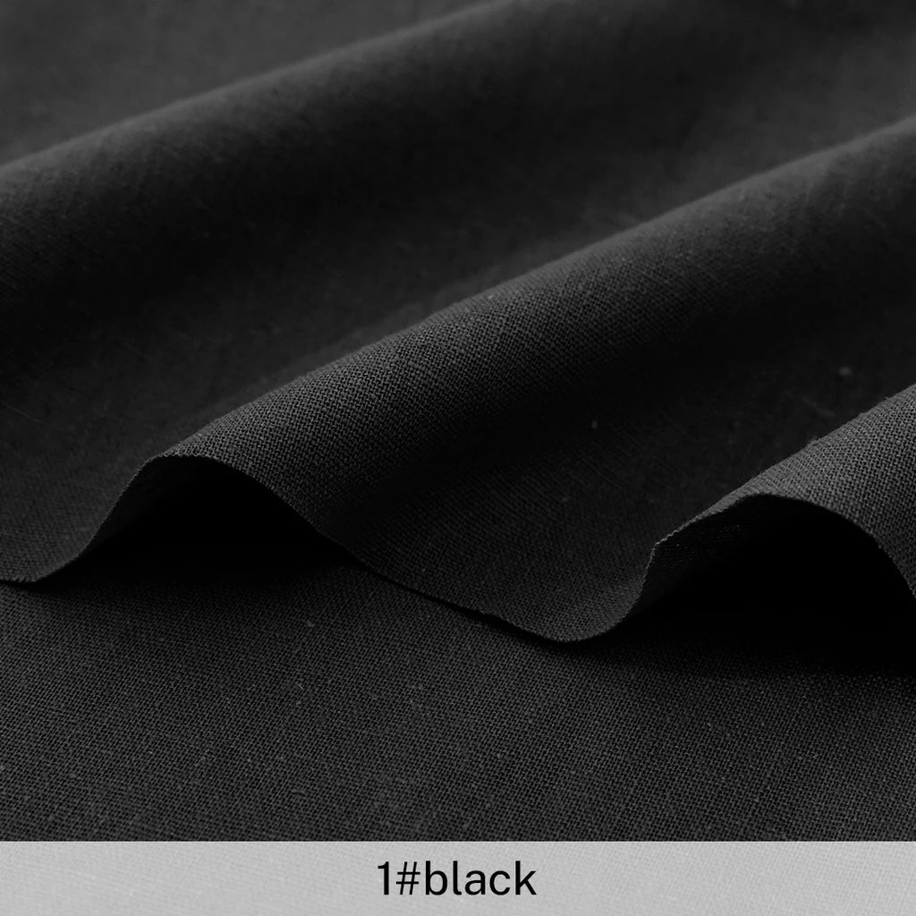 0.5m/1m/2m Faux Cotton Linen Fabric