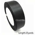 black ribbon 1-5cm wide