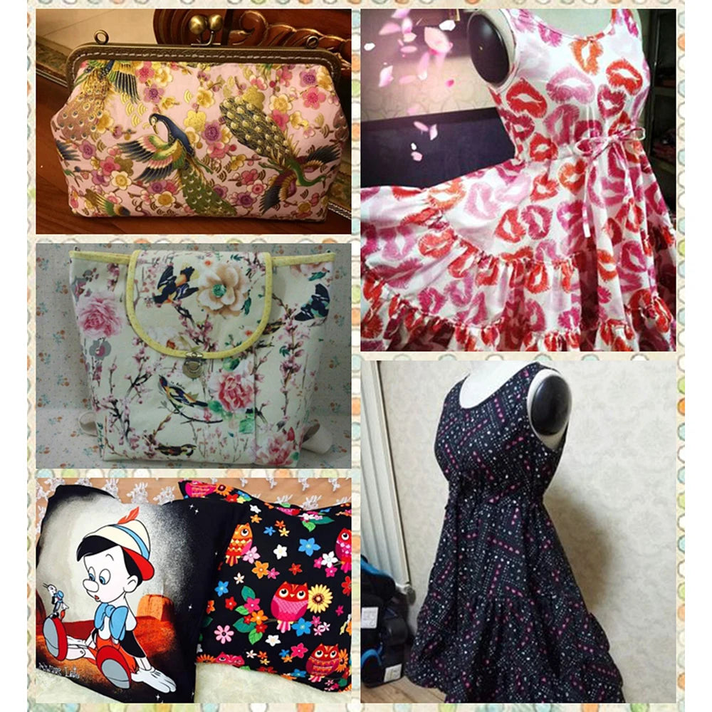 50x55/110cm Bohemian Style Motif, Quality Designer Cotton Fabrics