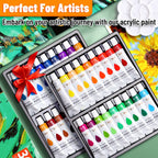 Vibrant Acrylic Paint Set 12/18/24/36 Colors