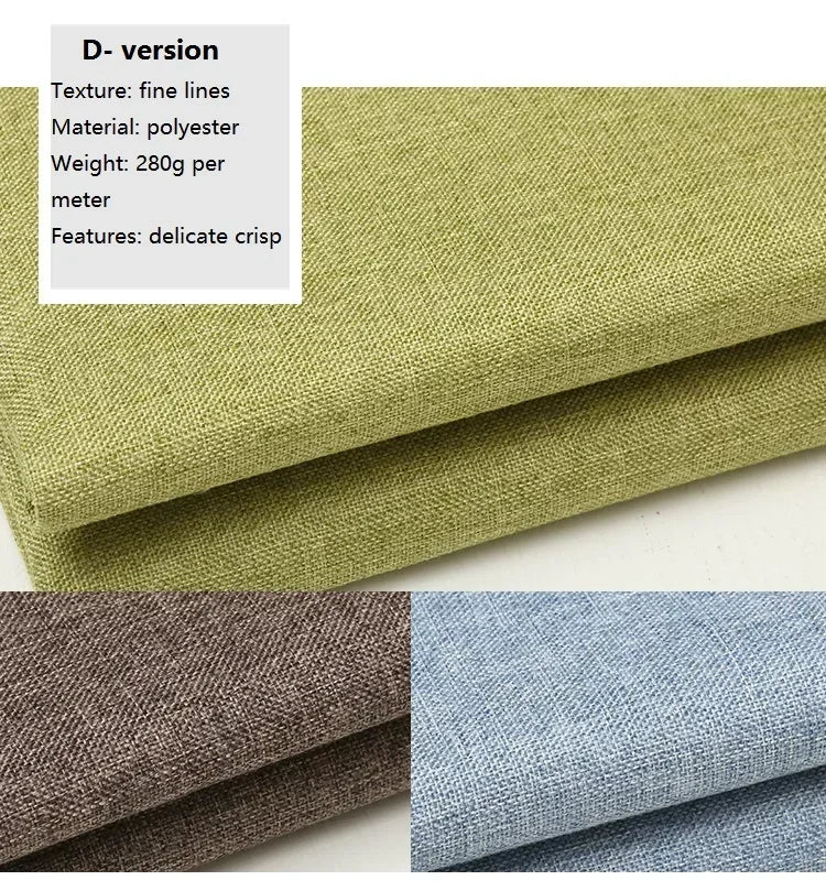 Cotton and Linen Sofa Fabric