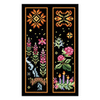 Mysterious forest patterns cross stitch kit