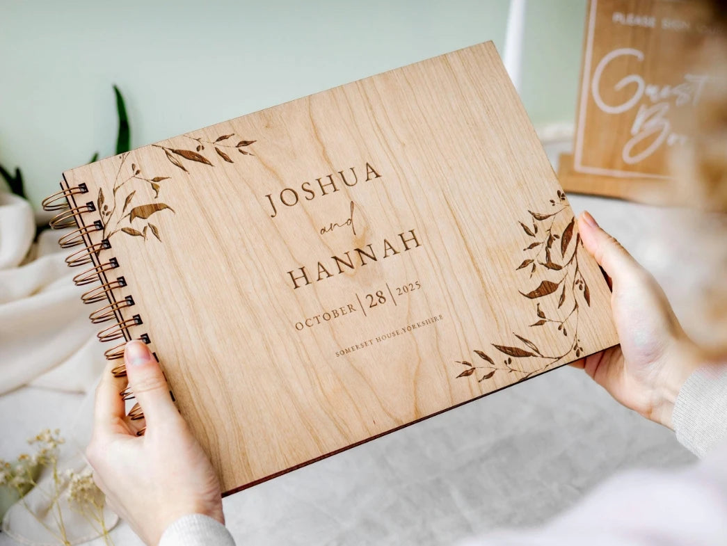 Rustic Wedding Guest Book Alternative