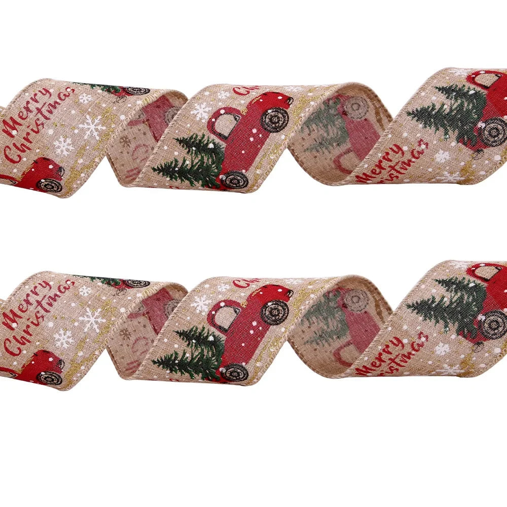 Christmas Cartoon Car Ribbon