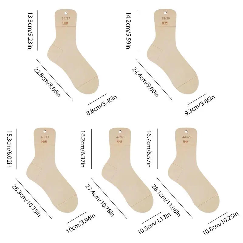 Knitting 5PCS Crochet Sturdy Sock Knitting Molds