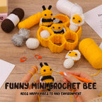 Crochet Kit for Adults Honeycomb Bee