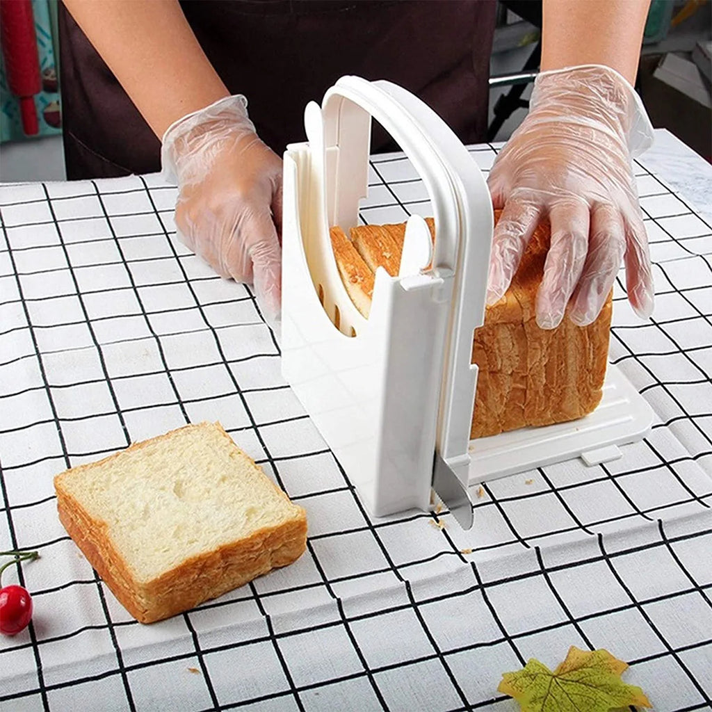 Bread Slicer Adjustable Toast Loaf Slicing Machine
