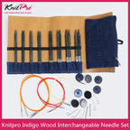 Interchangeable Circular Needle Set With Knitting Needle Tip