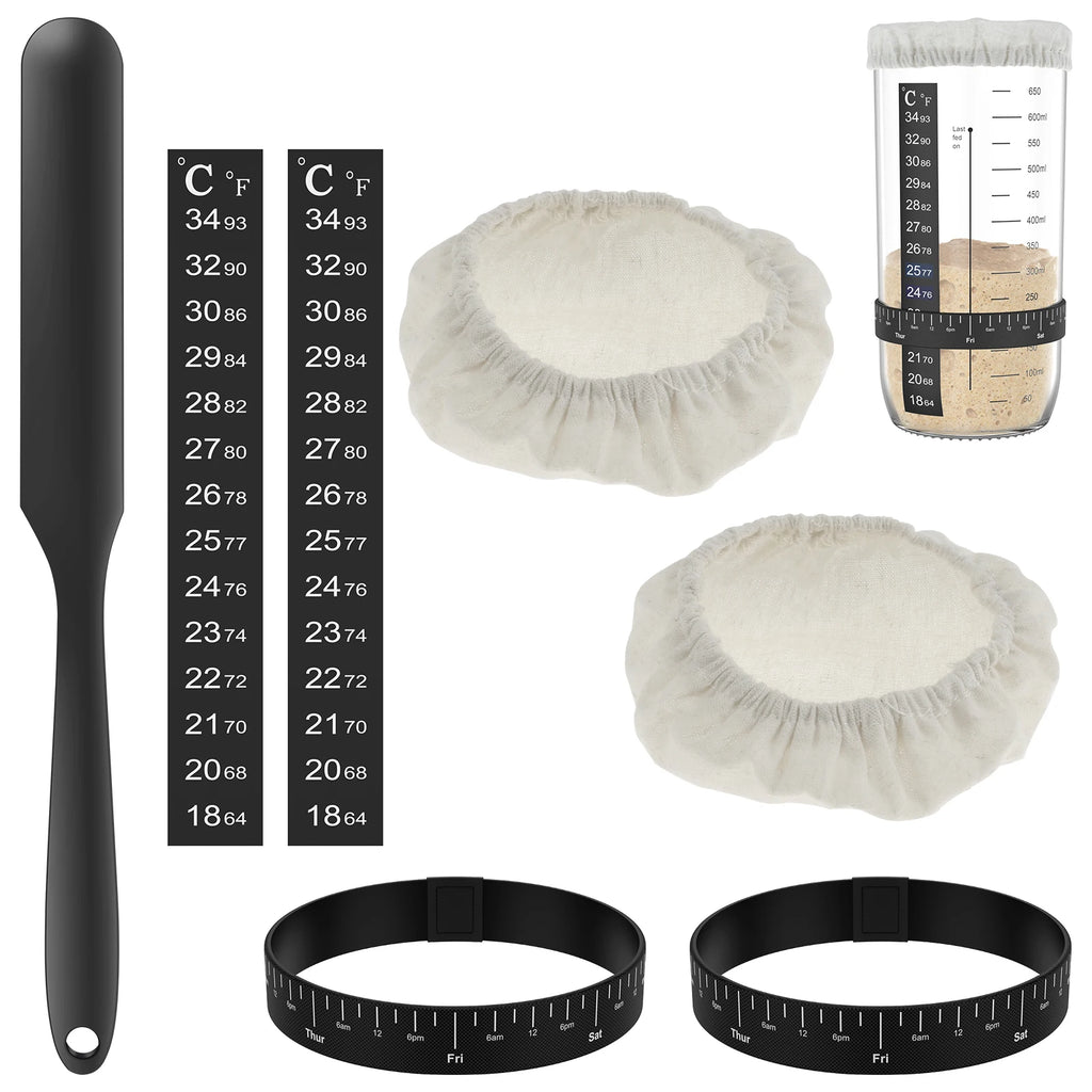 7 Pcs Sourdough Starter Kit