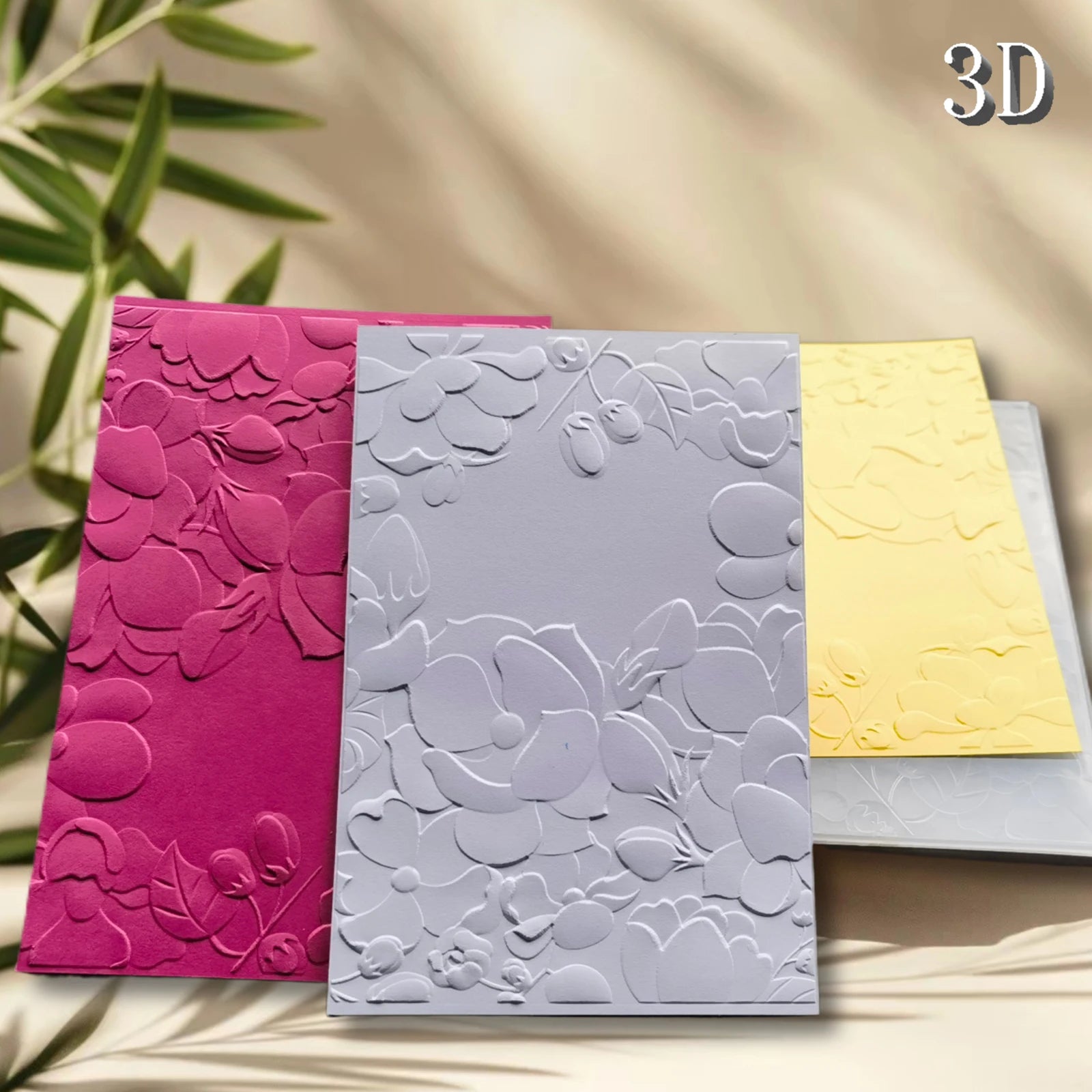 Element Background Design 3D Embossed Folder