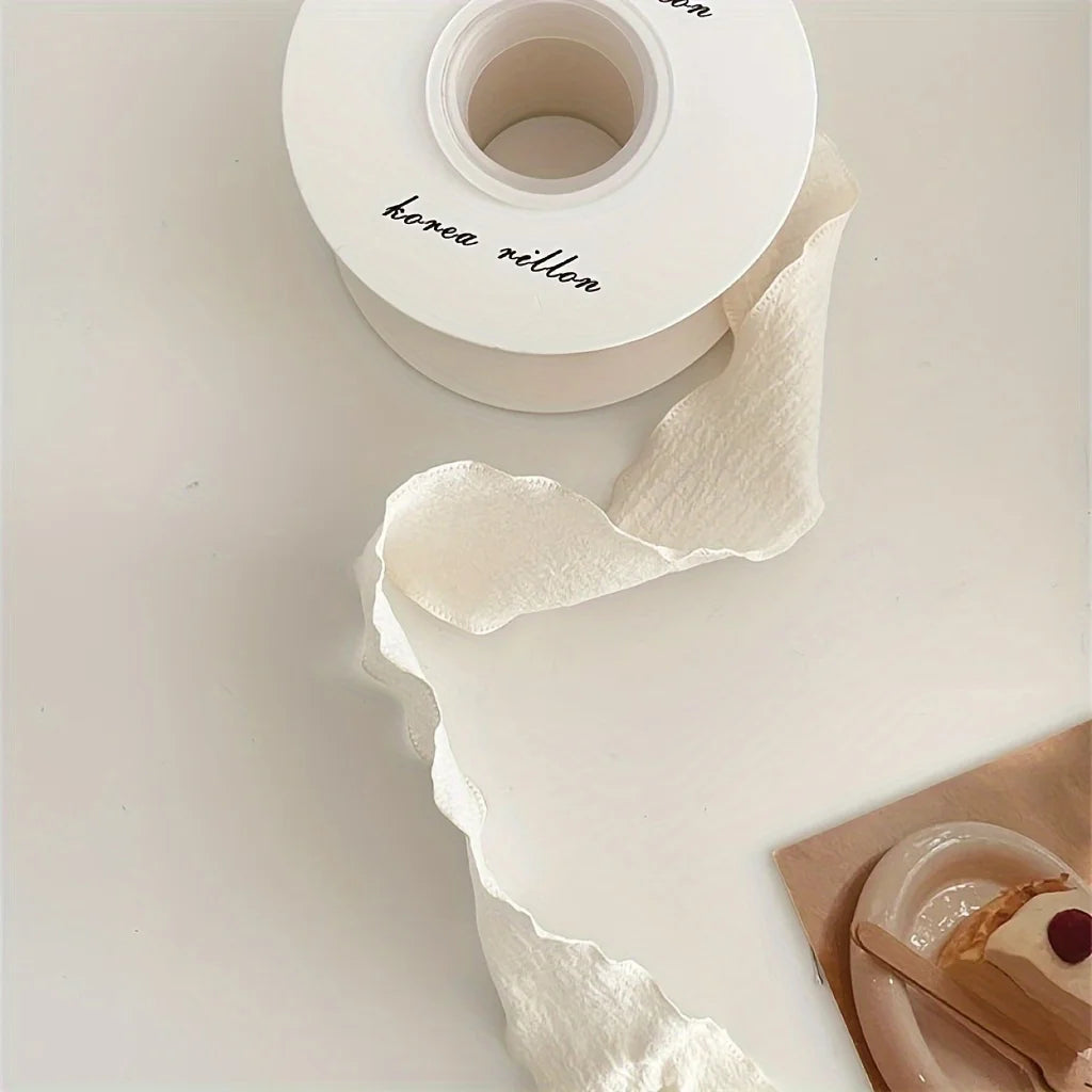 Bohemian Pleated Fabric Ribbon