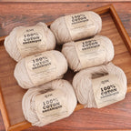 6pcs Cotton Soft Breathable Yarn