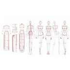 Fashion Illustration Rulers Sketching Templates
