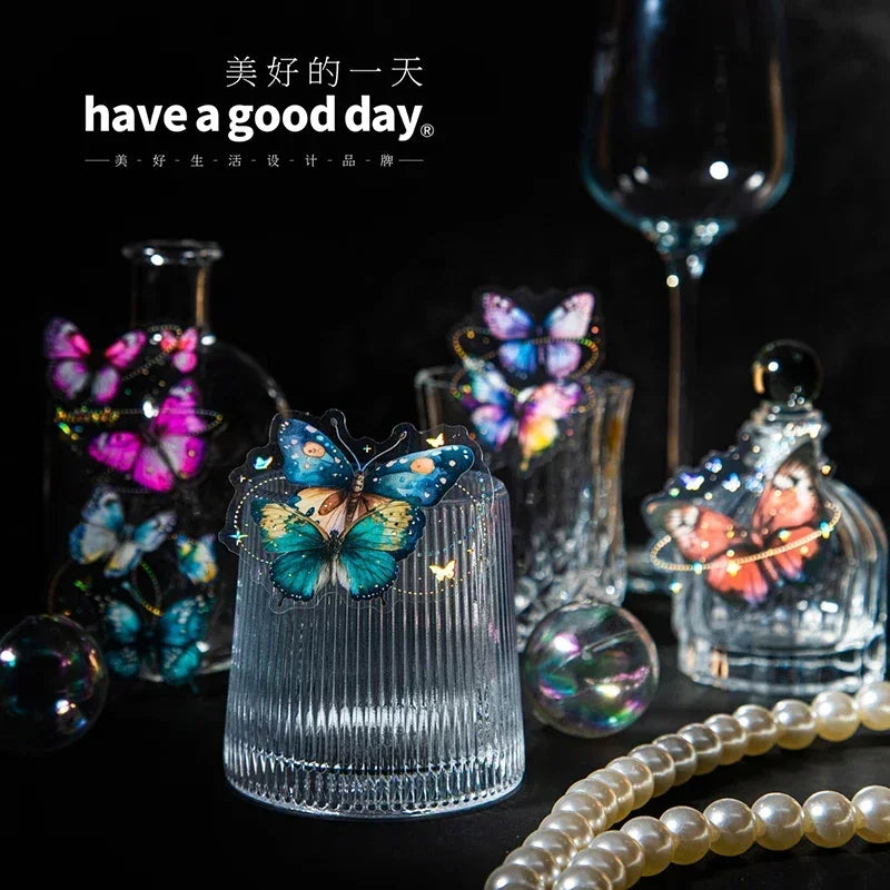 20Pcs Decorative Butterflies Scrapbook Paper