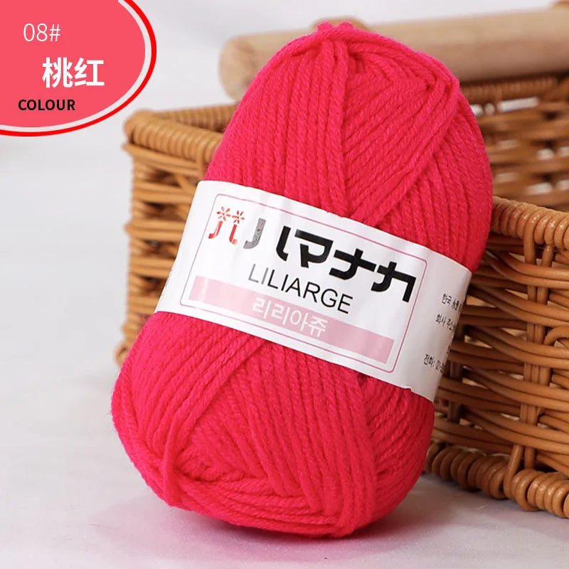 Milk cotton thread