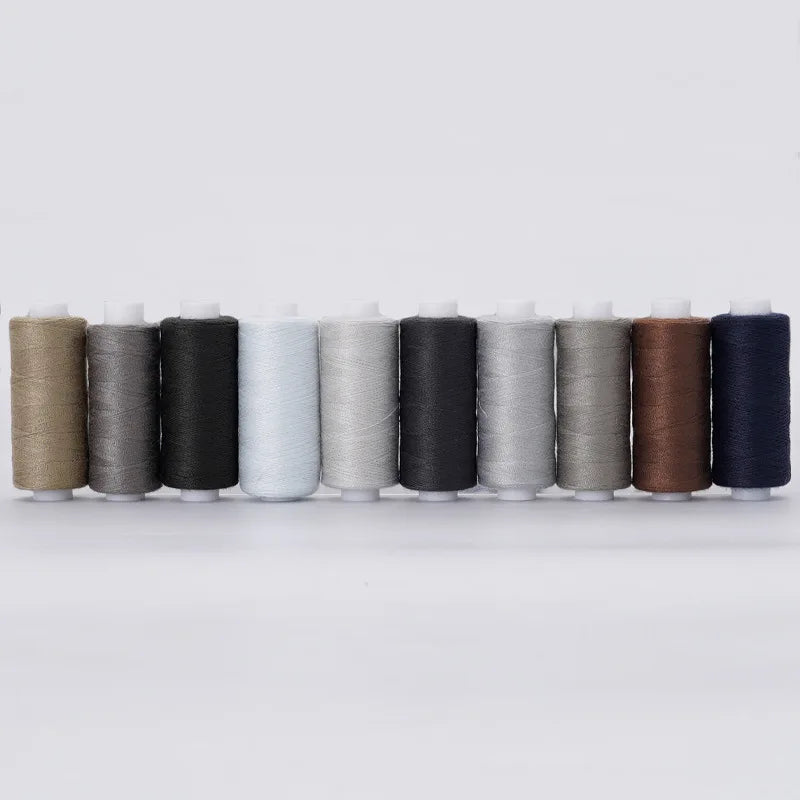 10 Rolls / Set Polyester 402 Sewing Thread