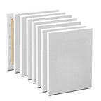 5pcs White Blank Square Artist Canvas