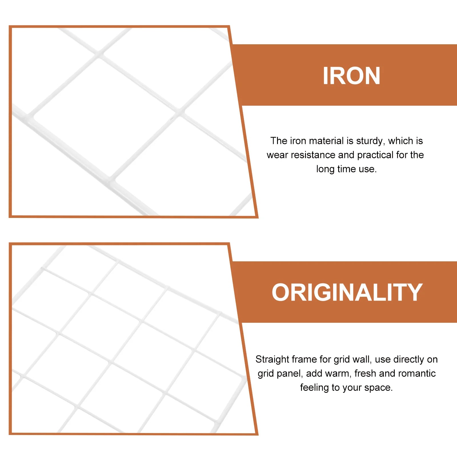 DIY Wire Wall Grid Photo Display