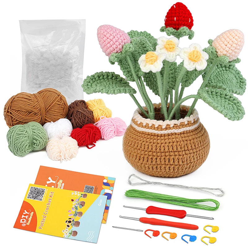 Crochet Flower Kit