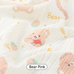 130*50CM Printed Pure Cotton Double-layer Crepe Fabric