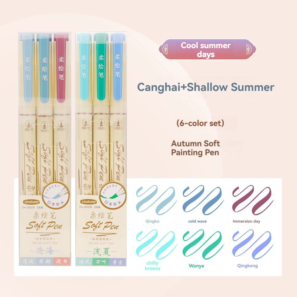 24/3 Color Vintage Watercolor Lettering Art Marker