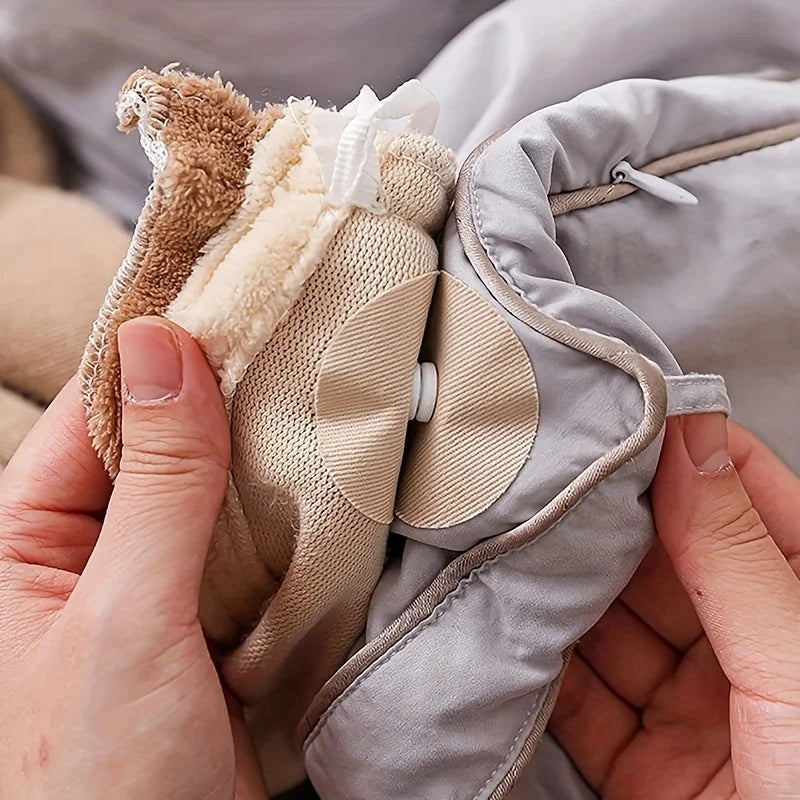 10/20 pairs of round non-ironing quilt snaps and pin clips