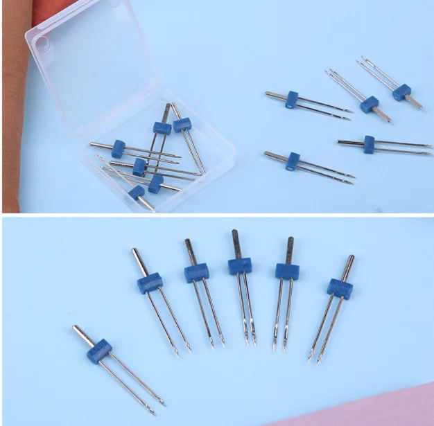 12/10/4PCS Sewing Machine Double Twin Needles