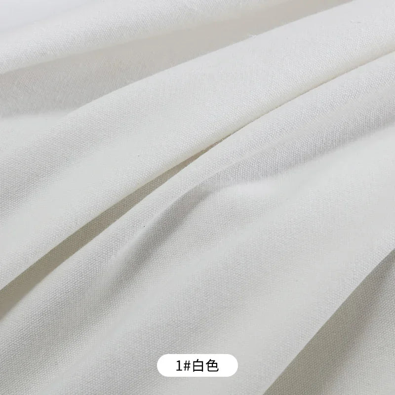 100% Cotton Canvas Fabric Plain