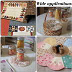 88 Pcs Flower Shape Paper Quilting Templates