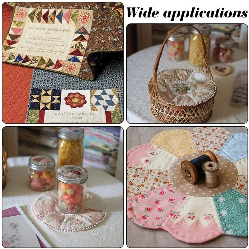 88 Pcs Flower Shape Paper Quilting Templates