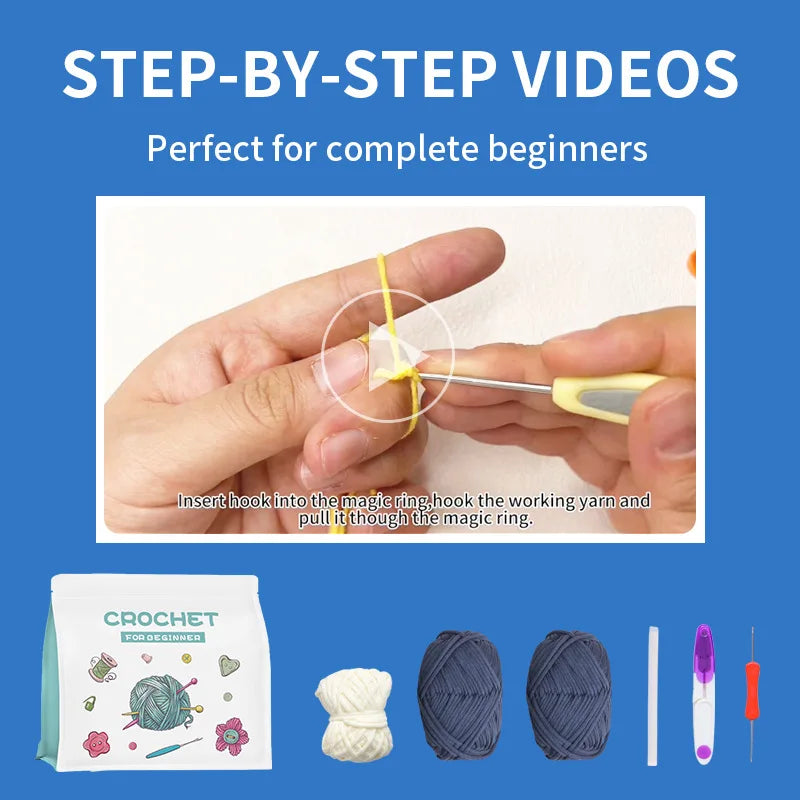 Crochet Kit for Beginners Crochet Animal Kit Elephant