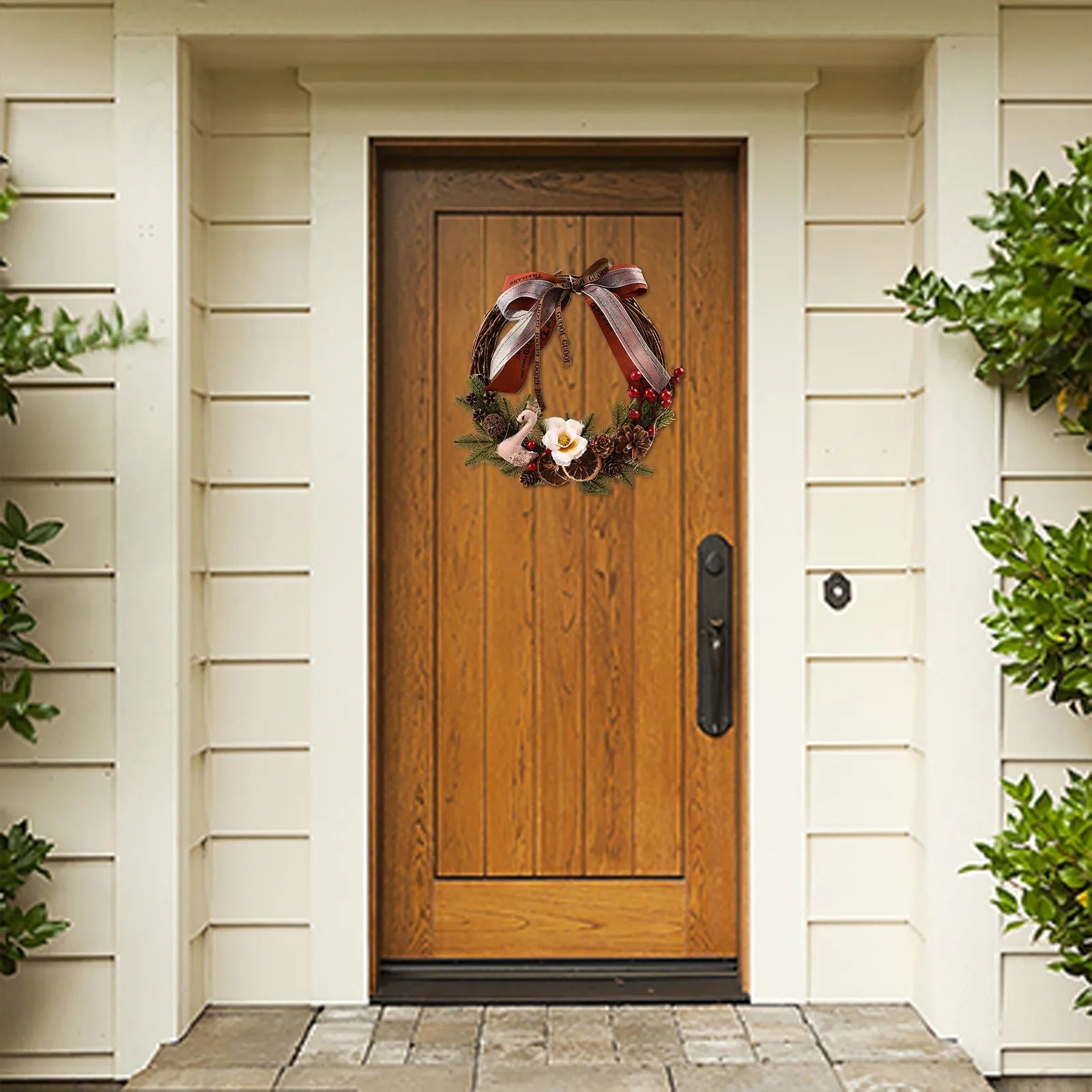 Christmas Swan Wreaths