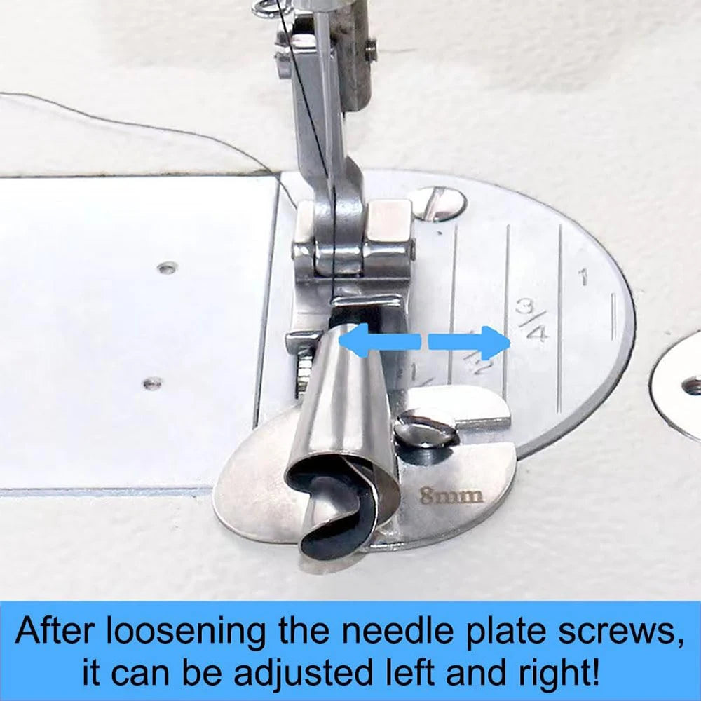 8 PCS Universal Sewing Rolled Hemmer Presser Foot