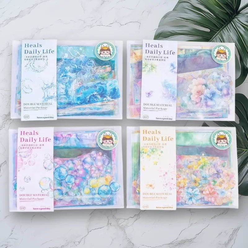 80 Piece Notebooks Pastel Blended Butterfly Shadow